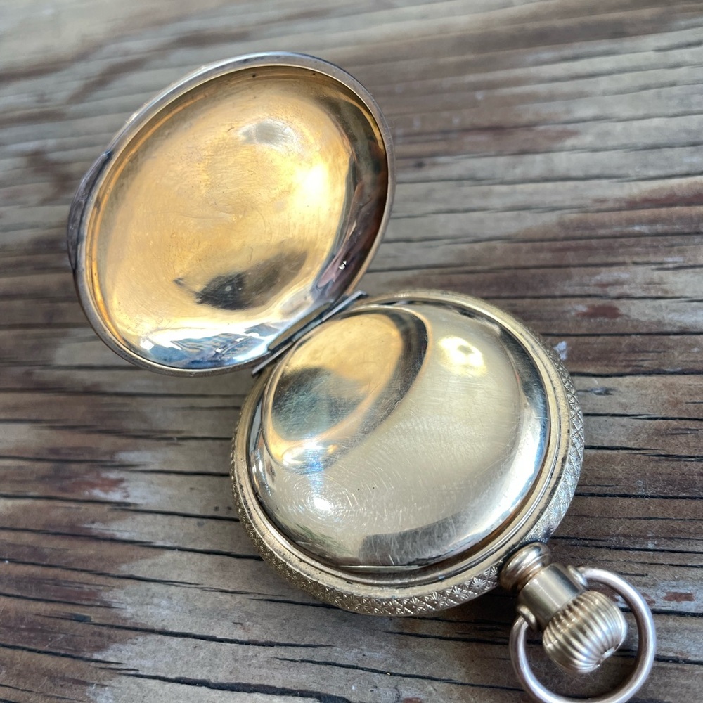 Antique Vintage U.S. Watch Co. Waltham Mass Pocket Watch Grade 67 - Picture 7 of 11